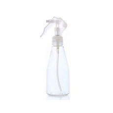 噴霧瓶 - PET/PP材質 分裝清潔劑/消毒水, 透明錐形200ml, 1個