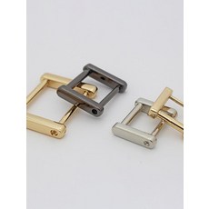 가방 손잡이 나사 스트레이트 커넥터 스트랩 고정형 메탈 스트레이트골드 내경 13mm 1개, 실버 내경 13mm 1개