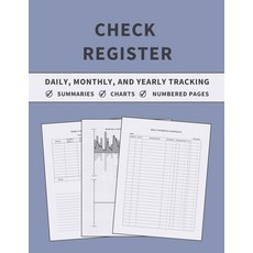 (영문도서) Check Register: Accounting Ledger Book for Daily Monthly and Yearly Bookkeeping of Payments... Paperback, Zara Roberts, English, 9781803932194