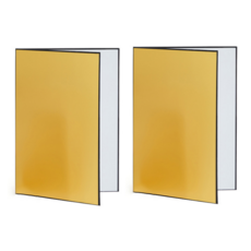 에스망토 반사판 사진조명 셀프 사진 촬영, 2개, A3 [블랙/화이트/골드]