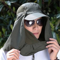 남자 작업 일 모자 여성 햇및 자외선 차단 썬캡 카키jsj4+6hIW