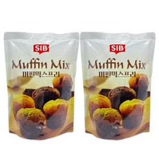 머핀믹스 프리 1kg 2 제빵 홈베이킹 초코머핀 빵 케이크 jh유통