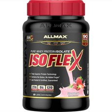 올맥스 뉴트리션 - 이소플렉스 유청 단백질 분말 분리주 27g 단백질 초콜릿 5파운드, 1개, 907g