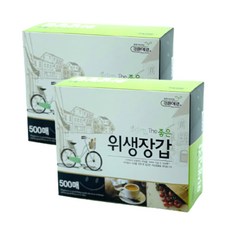 The좋은 크린 위생장갑 고급형 엠보싱, 500개, 2개