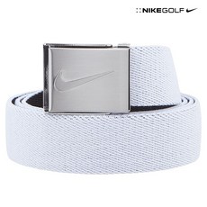 나이키 골프 벨트 에센셜 리버시블 스트레치 웹 벨트 화이트, FREE, 1개
