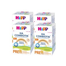 힙 Hipp 콤비나틱 HA Pre 단계 600 g 4팩 면역체계, 4개, 600g