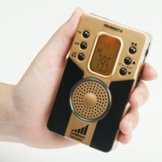 FM 포켓 라디오 AMFM와이드 대응 단파 라디오 고감도 수신 소형 운반 경량