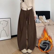 스토리원 WM-FWBT063 여성 코듀로이 커브드 와이드 팬츠