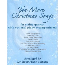 (英文圖書)Ten More Christmas Songs for String Quartet 平裝版, Independently Published, 英文
