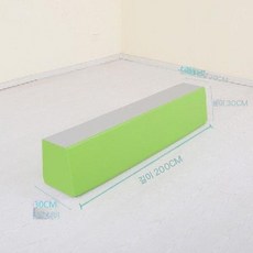 평균대 체육 밸런스 놀이 교구 감각 균형 어린이집 균형감각 유치원 징검다리 운동회 유아체육, H. 2.0x30x30x페이스 폭 20(마카롱)