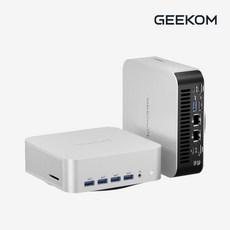 GEEKOM 미니PC A8 MAX (R9-8945HS / DDR5 32G / NVMe 2T /Win11 Pro 포함) 기컴 사무용 기업용 미니피씨, A8 MAX R9-8945HS, WIN11 Pro, 2TB, 32GB, 실버그레이