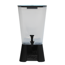 조은친구 음료디스펜서(사각 불투명)19L/베버리지 디스펜서 대용량, 블랙,투명, 1개, 19L