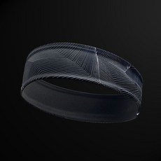 運動止汗髮帶 男女戶外健身瑜伽跑步吸汗頭帶 籃球導汗束髮頭巾, 科技黑, 1個