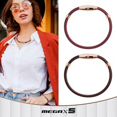 &MORE愛迪莫 X5 特仕版鈦鍺手環 (玫瑰金), 純白,M, 1個