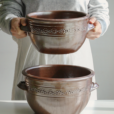 국산 전통옹기 콩나물 시루 떡시루 항아리 찜기 콩나물재배기, 영암옹기 시루 (중), 1개