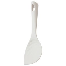 KAI 貝印 KITCHEN 可站立斜口飯杓 DH-8110 不沾飯, 白色, 1個