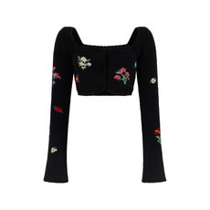 필로소피디로렌조세라피니 크롭 플로럴 스웨터