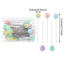 50 100PCS 양재 워크 버튼 액세서리 바느질 패치 고정 위치 도구 자수 DIY, 50Pcs, Light Plum Bl om