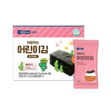 베베쿡 처음 먹는 어린이 김/핑크솔트 김/선택1개, 1개, 15g, 핑크솔트