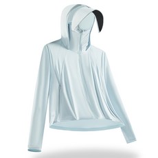 黑膠防曬衣女冰皮原紗防紫外線UPF50+可拆卸大帽檐短款防曬衣