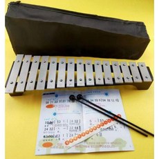 32음실로폰 글로켄슈필 악기 타악기 피아노 선물용 어린이집 전문가 성인용, F. 소형 색상 38cm + 풀세트