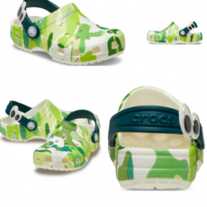크록스 아기 슬리퍼 얼룩무늬 등원 신발