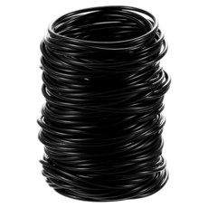 해외 Clysee 120피스 80년대 실리콘 젤리 팔찌 네온 스트레치 젤 고무 헤어 타이 파티 선물 랜덤 색상 미국매장정품+ 1894695, 블랙 색상.