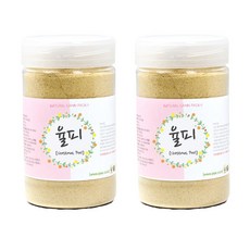 숲으로허브 천연곡물팩 율피가루 통 110g, 2개, 1개입