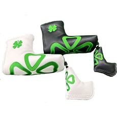 i-style 居家生活 幸運草四葉草子母推桿套 L型推桿套【GF23014】, 黑色, 1個