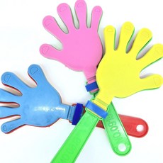 짝짝이 박수소리 응원도구 색상랜덤 dod*3883MV, ONECOLOR／FREE, 1