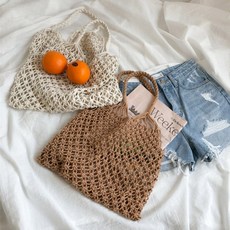 라지네트백 네트백 그물가방 여름가방 가방 라탄백