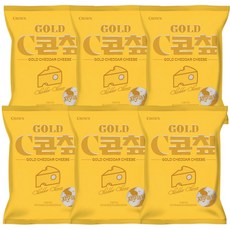콘칲 골드 옥수수스낵, 70g, 6개