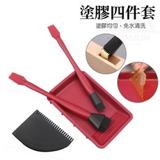 木樹林 塗膠工具套裝(四件套) - 吳新工具, 1個