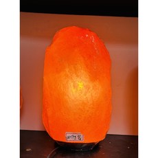 財山型鹽燈 17.8kg 帝王紅鹽燈 下寬上窄 通透明亮, 搭配加粗可微調自動斷電保險絲電線