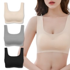 버니드업 편한 심리스 가슴 작아보이는 브라