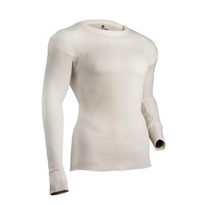 Indera 남성용 맥시멈 웨이트 써멀 속옷 크루 탑 내추럴 라지_125311, Large_125311