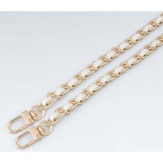 베리어스몰 가죽체인줄 명품스타일 가방끈 체인끈, 1개, 화이드골드