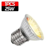 발열전구 온열 열등 UVA UVB 파충류 램프 거북이 바스킹 UV 전구 가열 조명 반려동물 열 양서류 풀 선램프 25 W 50 75W, 1PCS-25w