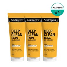 (NEW) 뉴트로지나 딥클린 훼이셜 클렌징 젤, 100ml, 3개