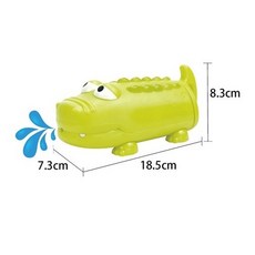 戲水玩水夏天必備動物噴水槍 兒童戶外沙灘戲水玩具 多款造型噴水槍【2B003M0108】, 1個, 鱷魚, 鱷魚