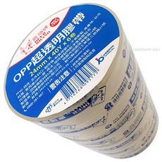 鹿頭牌 OPP超透明膠帶 12mm x 40Y, 24mm x 40Y(一支6捲入), 1套