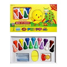 루미오라 베이비칼라 15색 1개 유아미술용품 미술놀이 손가락 색연필