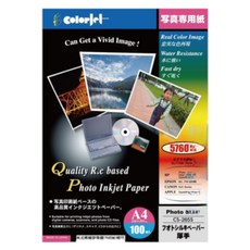 colorjet 防水RC珍珠霧面相片紙265磅 A3相片紙 (100張/包) 噴墨印表機專用紙, A3, 1個