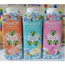 쿨링 파우더 / Parrot Botanicals Perfume Cooling Powder 260g x (1셋트-2통)/ 3가지 향, Fresh Floral(오렌지)