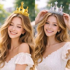 파티왕관, 1개, 골드