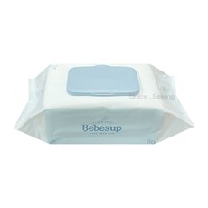 베베숲 모이스처 물티슈 캡형 / 도톰한 엠보싱 평량 65gsm, 65g, 80매, 6개