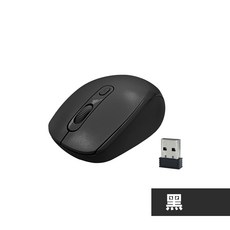 i-gota 輕巧靜音無線滑鼠 2.4G無線滑鼠 靜音 安靜 無聲【M-51系列】, 黑x1