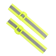 反光固定帶2.5*42cm (2入) - 高能見度安全反光條/反光束帶, 1套, 螢光灰