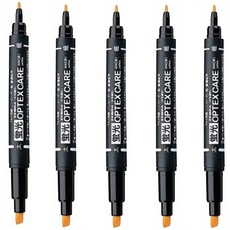 제브라 옵텍스 케어 형광펜 WKCR1 + 사은품(모닝 3색), 5개, 오렌지(OR)