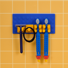 버블루 무타공 공중부양 욕실 치솔 칫솔꽂이 4구, 버블루 칫솔걸이 A(4구), 버블루 칫솔걸이 A, 1개